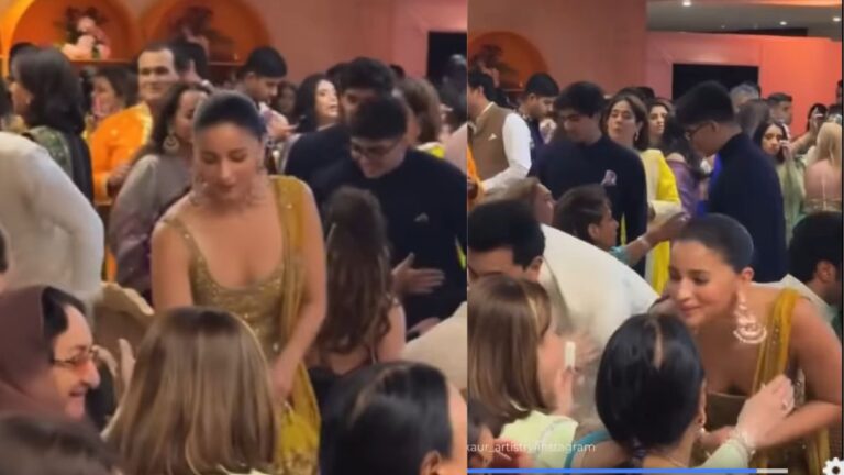 आलिया-रणबीर ने छुए पैर